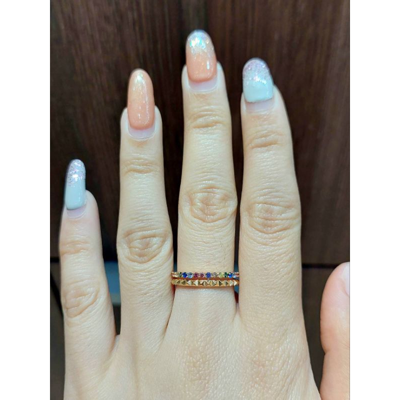Cincin Emas 16K Kadar 700 Fashion Zircon 1.81 Gram Size 14 (CH117)