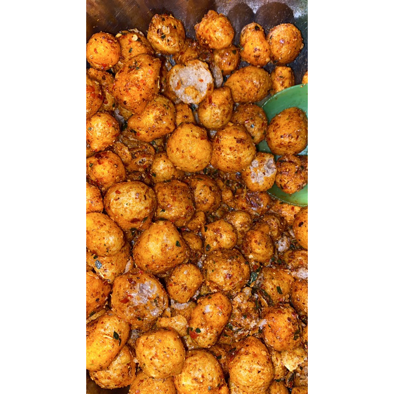 

Cimol kering (Cimker) daun jeruk pedas & original