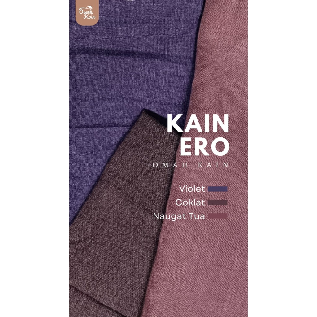 HERO/ERRO PER METER 11.000 (ringan, tipis, lembut, bahan furing dan jilbab)