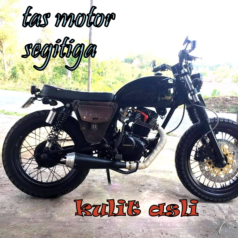 TAS TENGAH MOTOR KULIT ASLI - TAS SAMPING MOTOR ASLI KULIT - TAS MOTOR KLASIK - TAS MOTOR TERMURAH