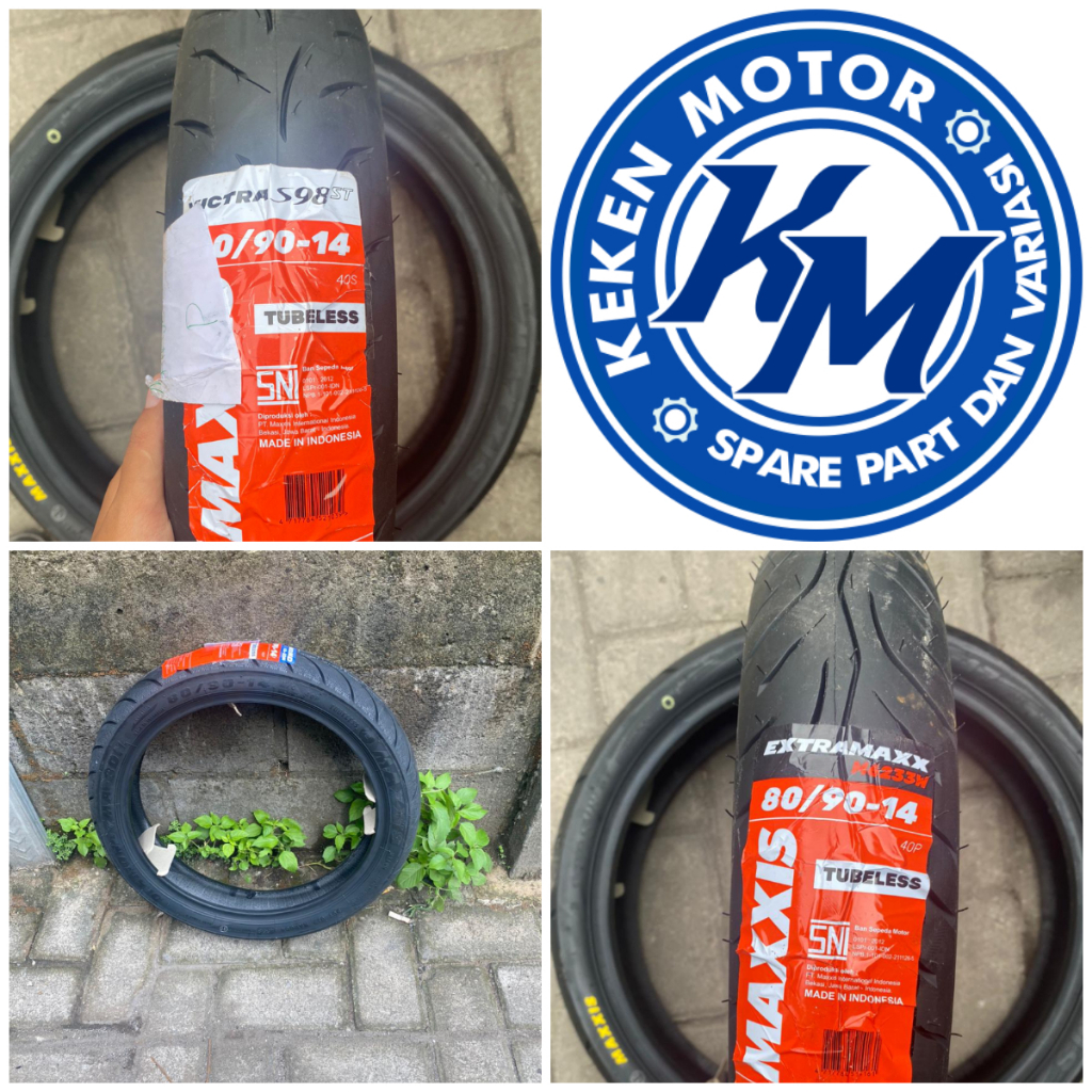 BAN LUAR MAXXIS 80/90-14 TUBELESS || BAN LUAR MATIC MAXXIS 80/90-14 TUBLESS