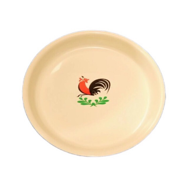 Nampan Plastik Ayam Bulat Putih