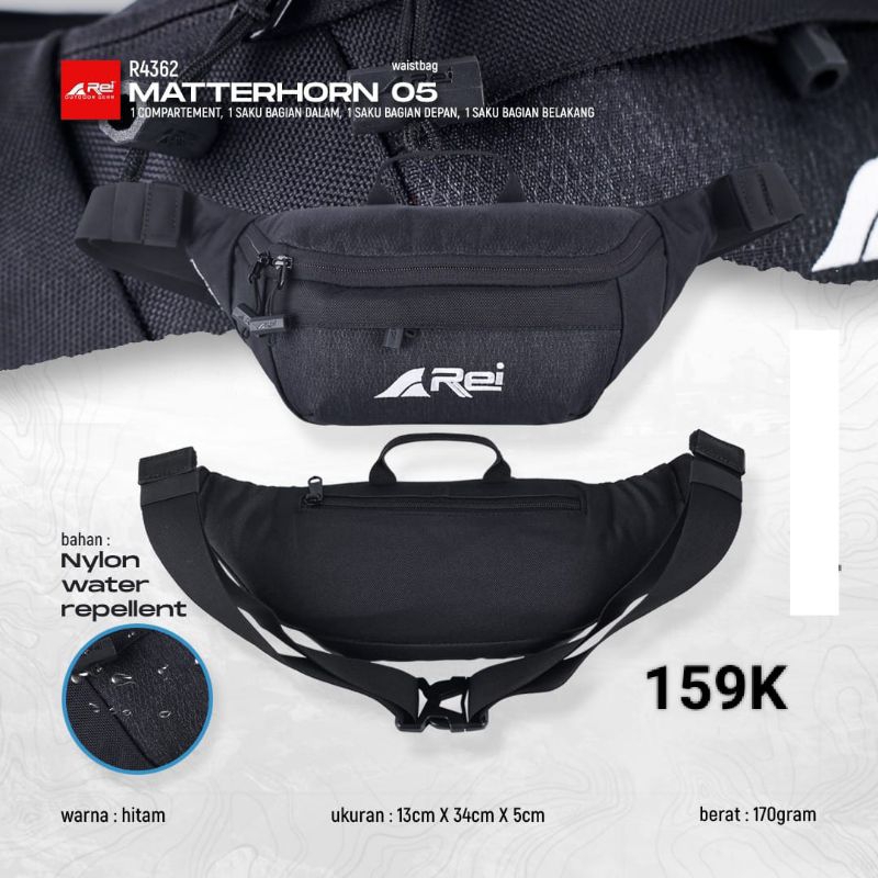 TAS WAISTBAG SLINGBAG PRIA REI AREI MATTERHORN ORIGINAL
