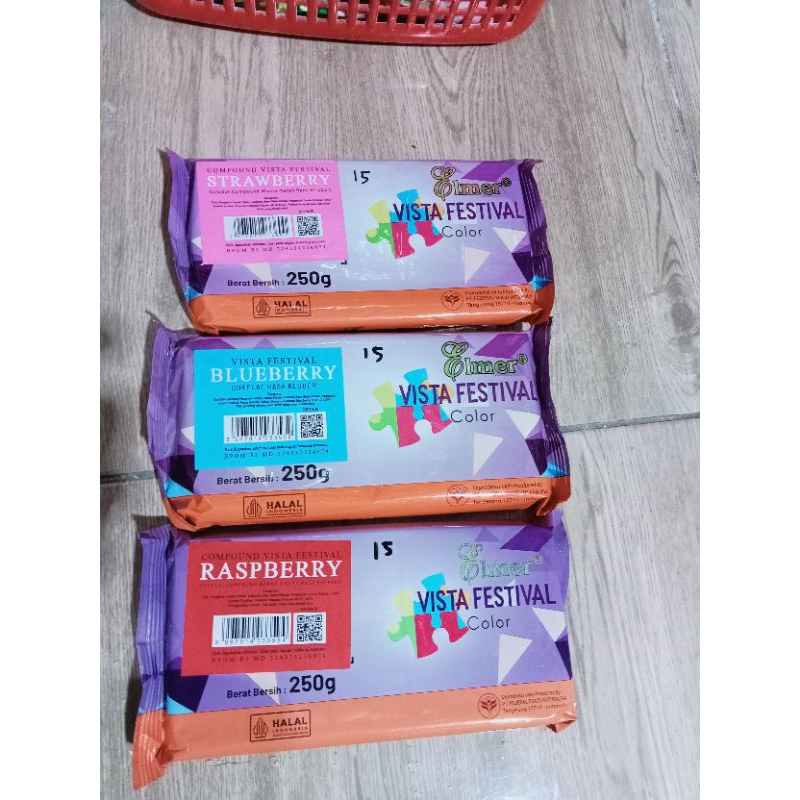 

coklat compound merk elmer Vista festival