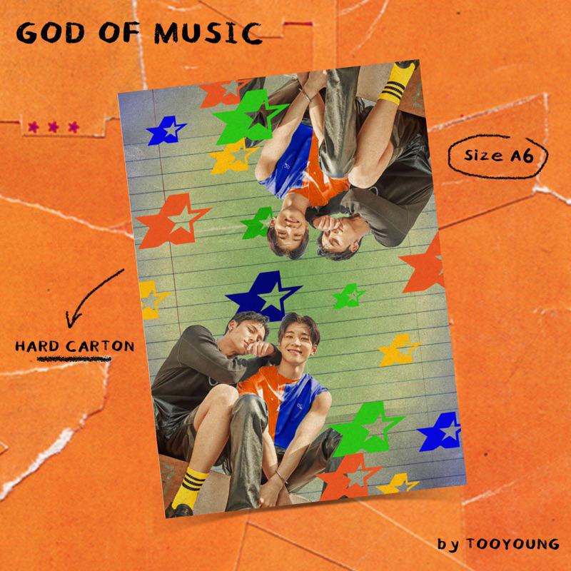 TOOYOUNG GOD OF MUSIC POSTCARD MEANIE MINGYU WONWOO SEVENTEEN