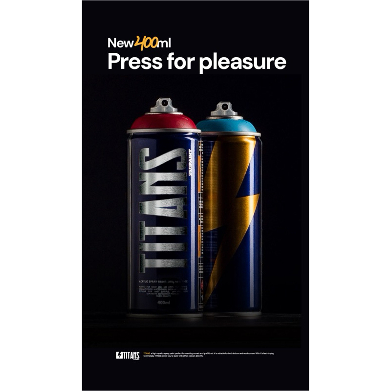 Titans 400ml - cat semprot | graffiti | art | pilox