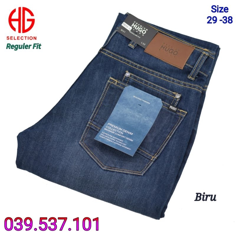 Celana Jeans Pria Hugo Selection  039.537.101 Reguler Fit