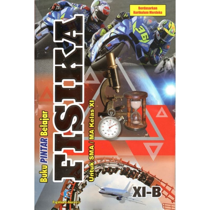 Buku Pintar Belajar Fisika kelas XI-B Sagufindo 2023/2024 Free Pensil 2B