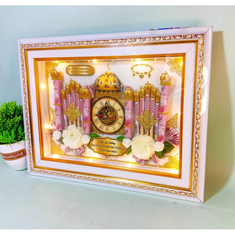 Mahar Pernikahan Masjid Terbang / Mahar Islami / Mahar Jam / Mahar Unik