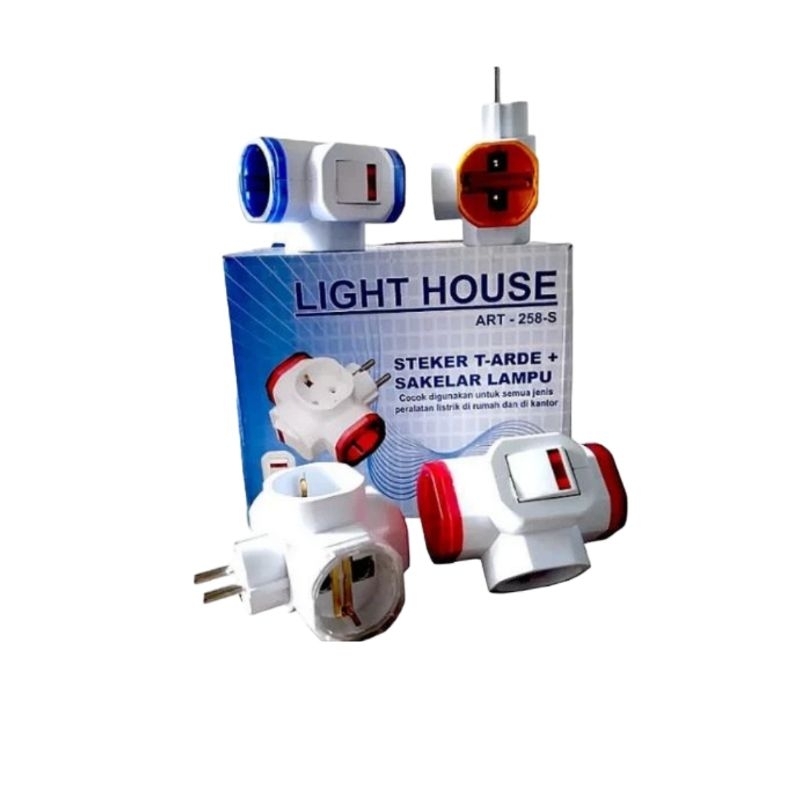 steker t on off / steker t switch on off / sambungan stop kontak on off