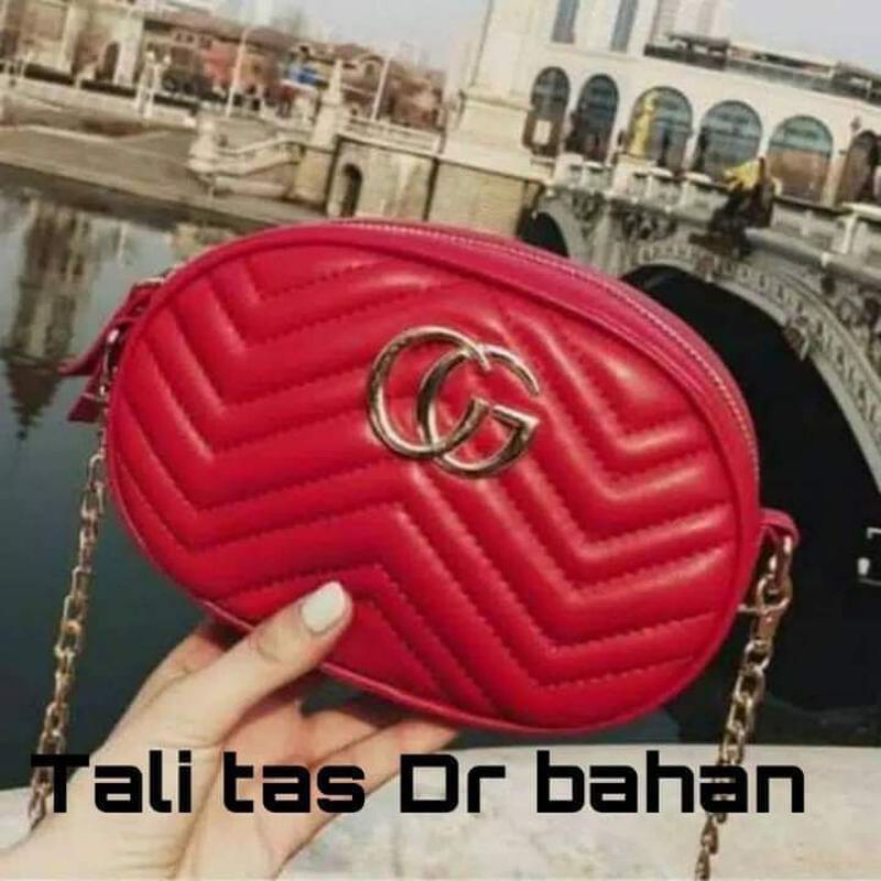 Andini - Tas Selempang Oval Zigzag