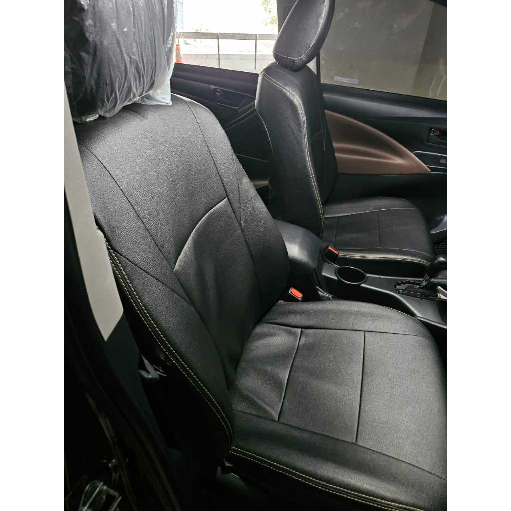 Sarung Jok Mobil Toyota Innova Reborn Cover Leather Seat Kursi Jok Mobil Sarung 3 Baris