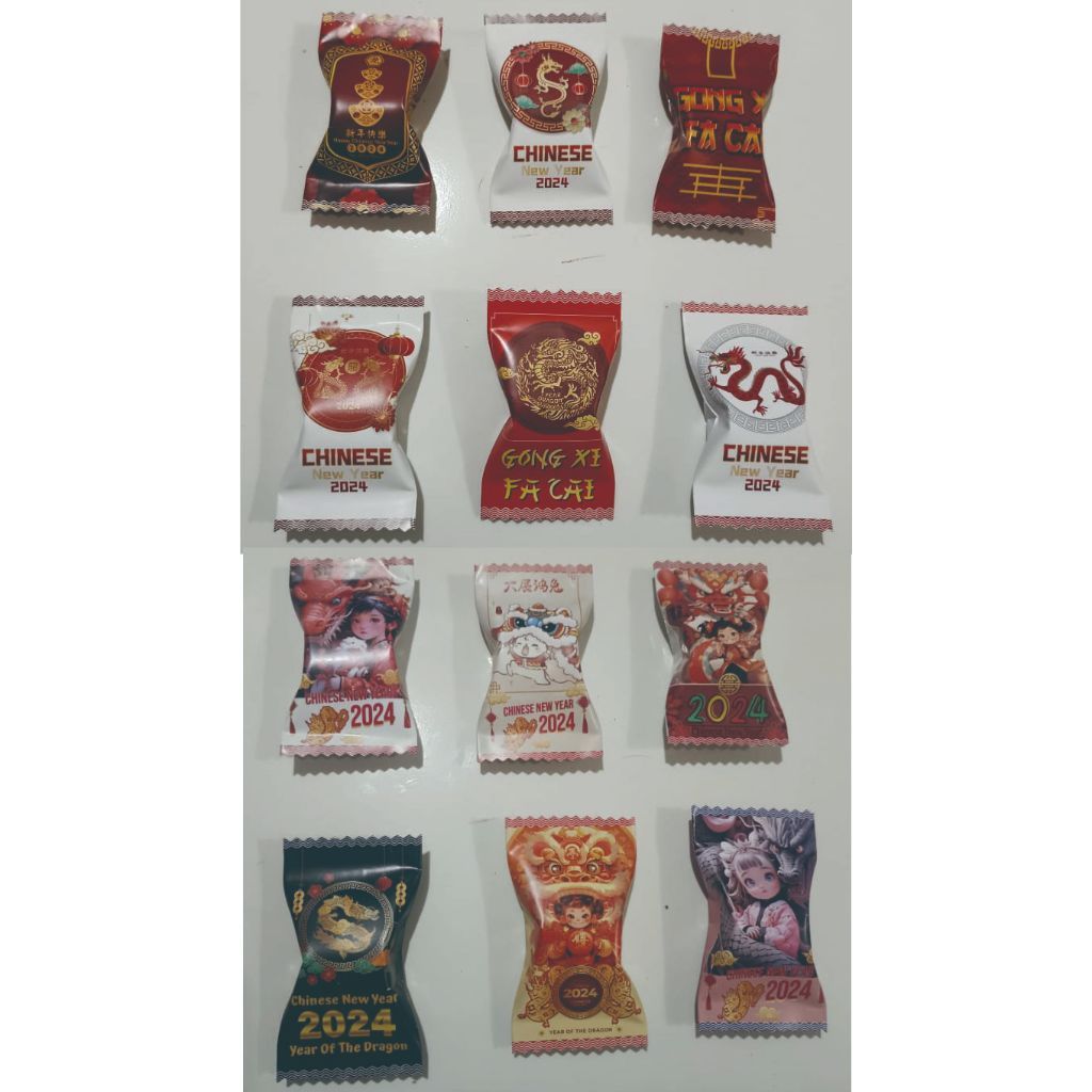 

(12 Pcs) Amplop Imlek, Amplop Permen Tema Imlek, Amplop Permen Imlek
