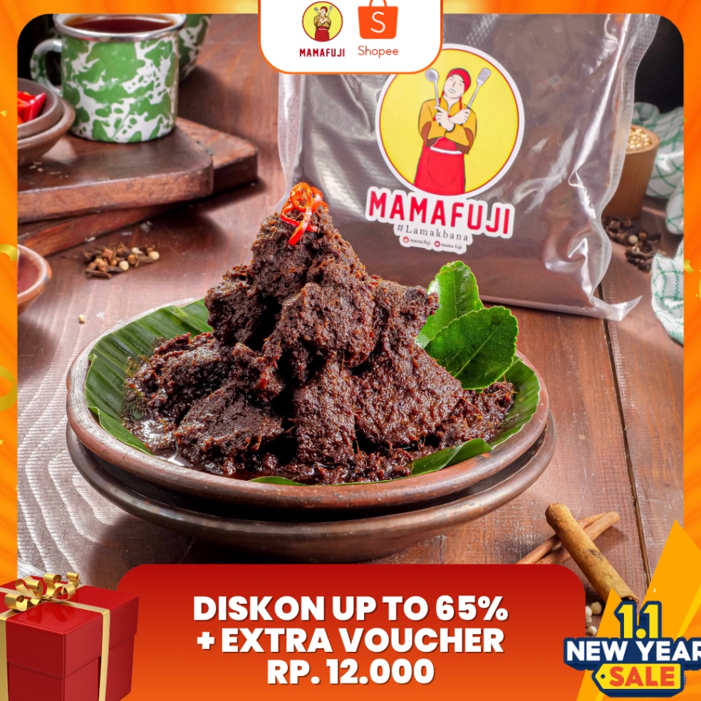 

COD TERMURAH Mamafuji Rendang Padang Asli 7gr Ukuran Besar