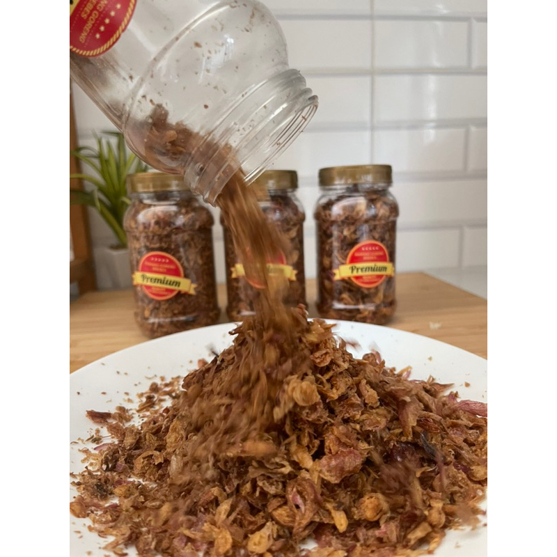 

musdalifah bawang goreng - 3 toples Bawang goreng brebes Premium ORIGINAL TANPA PENGAWET VIRAALLL