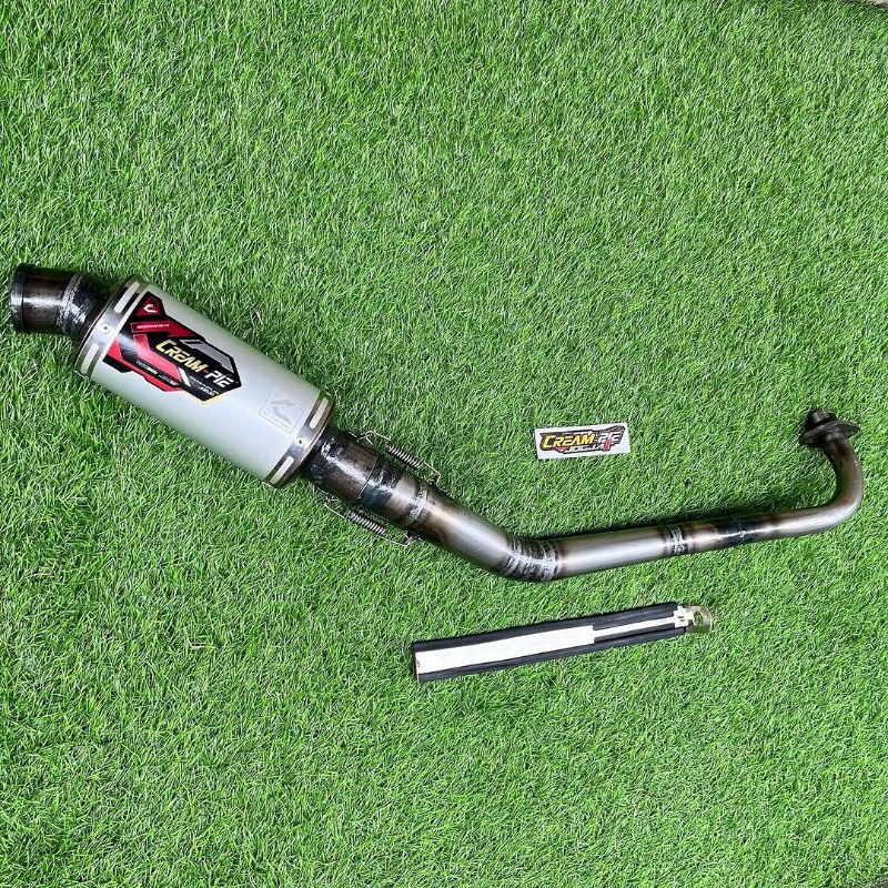 Knalpot Creampie Jogja Bebek Jupiter z Vega Cripton Plat Almu Kolong Original Racing jogjakarta Slee