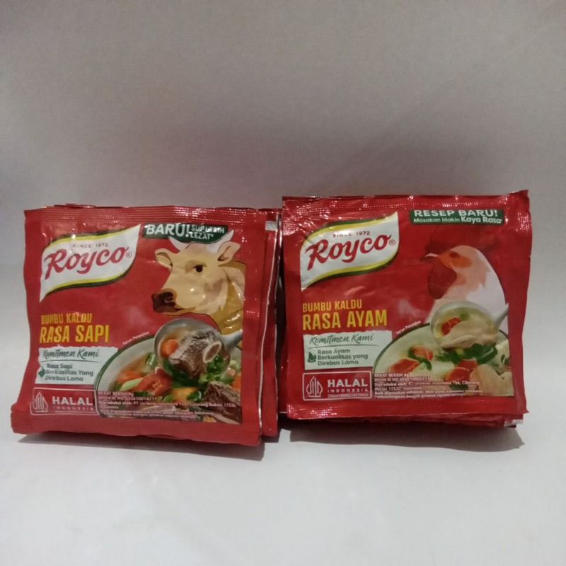 

royco ayam | royco sapi renceng 12 sachet penyedap rasa