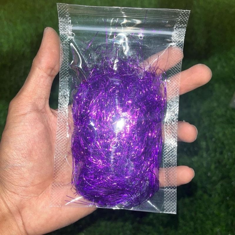 SERAT METALIK WARNA CARBON FORGED UNGU