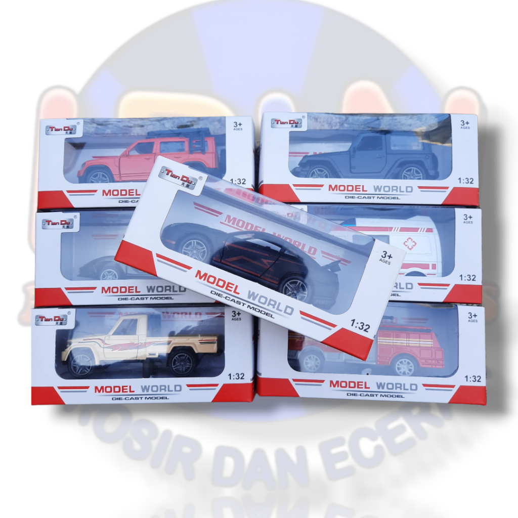 Diecast Mobil Model World/Miniatur Mobil 1:32