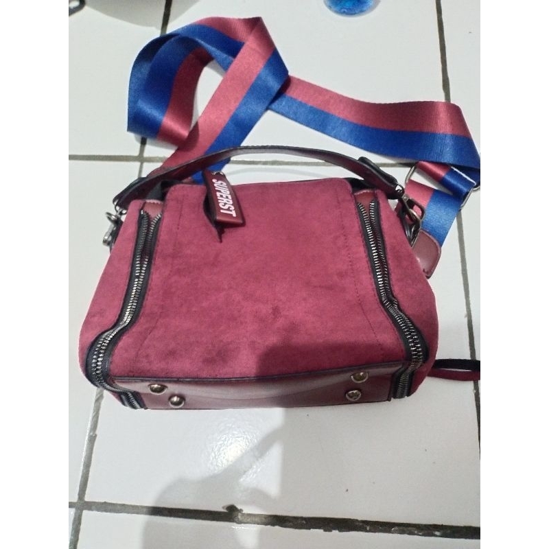 tas jalan cewek bag superstar  tas samping selempang