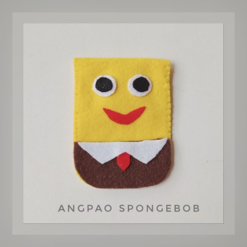 

dompet / angpao flanel spongebob