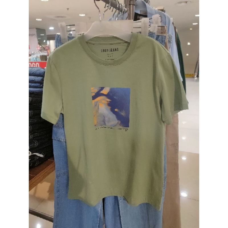 kaos wanita logo jeans original