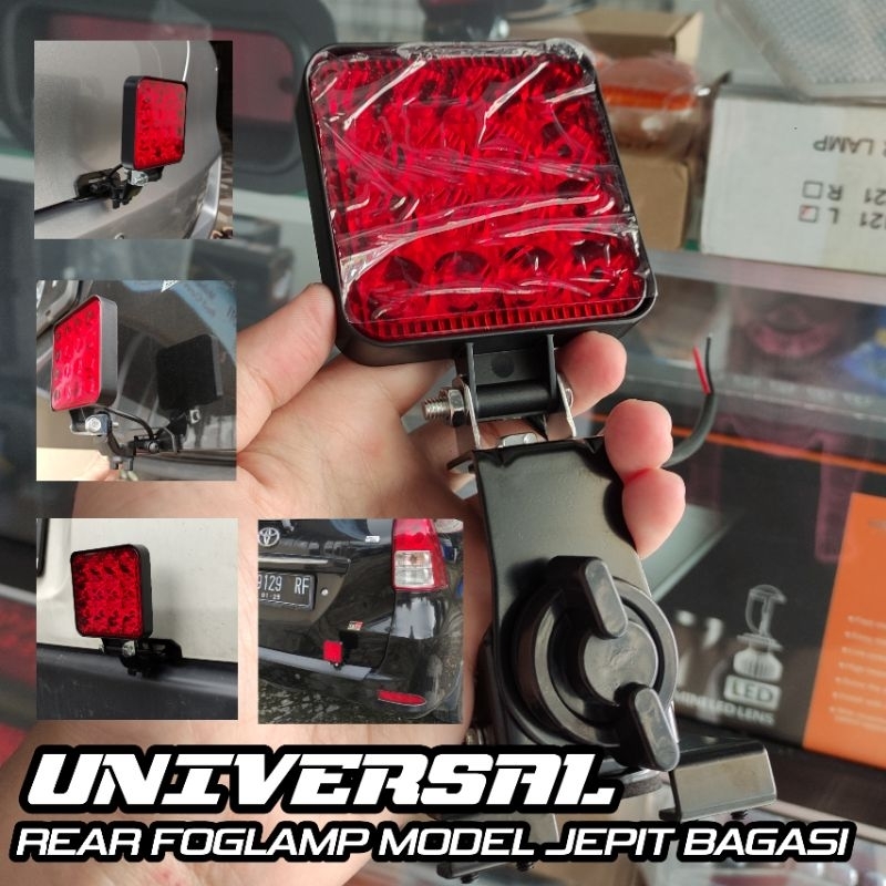 Rear foglamp RFL model jepit bagasi ala ala jdm universal pnp ke semua mobil