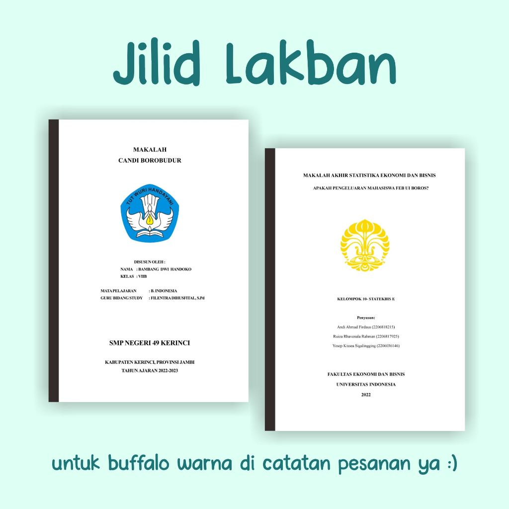JILID LAKBAN MAKALAH - SKRIPSI  - PROPOSAL