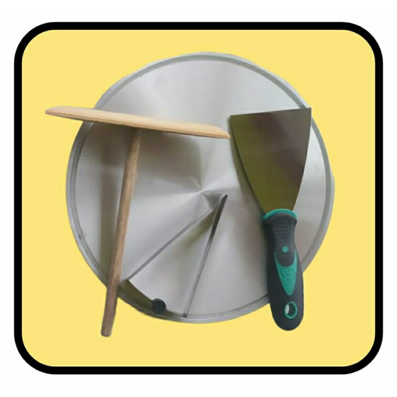 loyang crepes alumunium 25cm  / wajan crepes