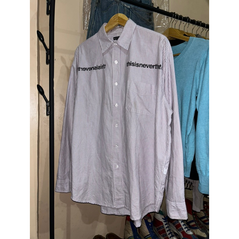 Kemeja Oversized Thisisneverthat / Kemeja Branded