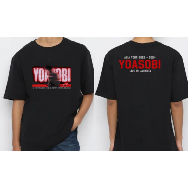 KAOS YOASOBI - KAOS KONSER - KAOS BAND JEPANGAN - KAOS DISTRO