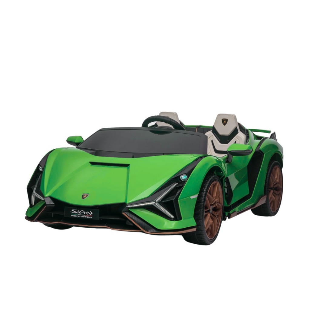 Mobil Aki Anak Mainan Yukita Lamborghini SIAN LICENSED 24V LISENSI Ban Karet Jok kulit Veneno Lambo 