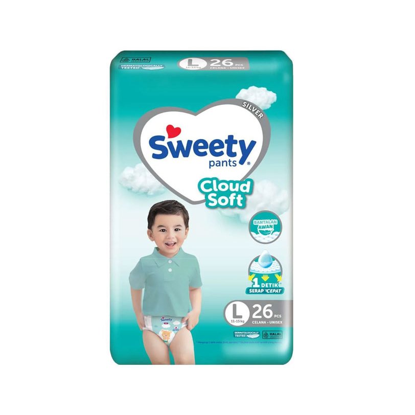 BABY DIAPERS | SWEETY SILVER PANTS POPOK CELANA BAYI | POPOK SWEETY SILVER