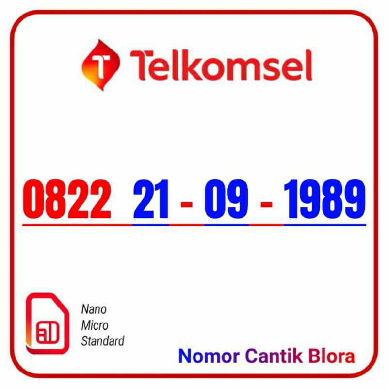Nomor Cantik Telkomsel Tahun Lahir - Nomor Cantik 0822 2109 1989 1988 1987 1984 1983 1982 1981 1980 