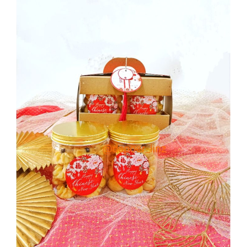 

box toples kue kering / box imlek / box cny / box toples jar / hampers imlek