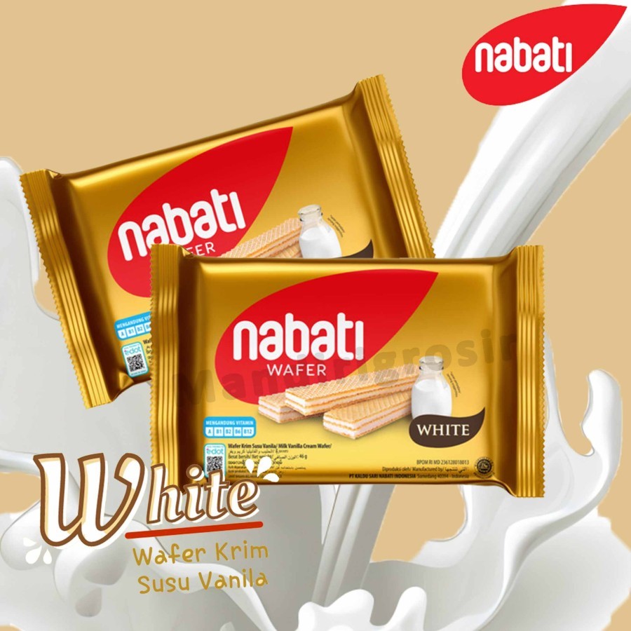 

Wafer Krim Susu Vanilla * Nabati Richoco * Rasa White Milk Vanilla * 37gr