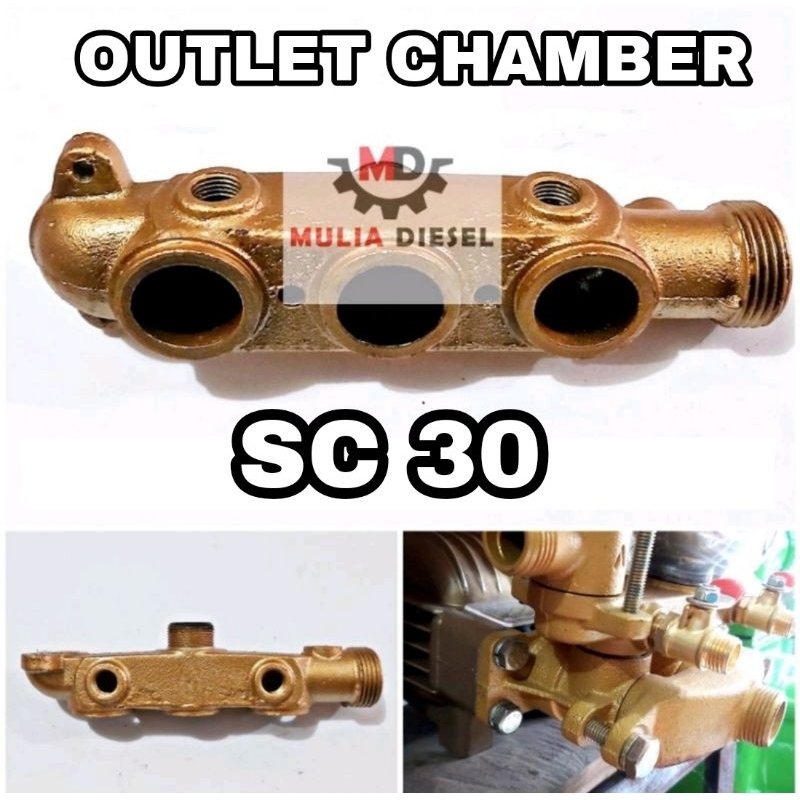 Water Outlet Discharge Metal Chamber Mesin Cuci Steam Power Sprayer Sc30