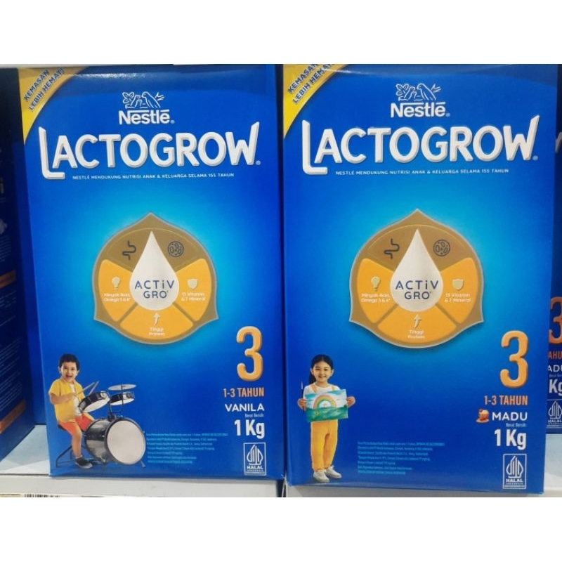 

Nestle Lactogrow 3 Madu / Vanila 1kg