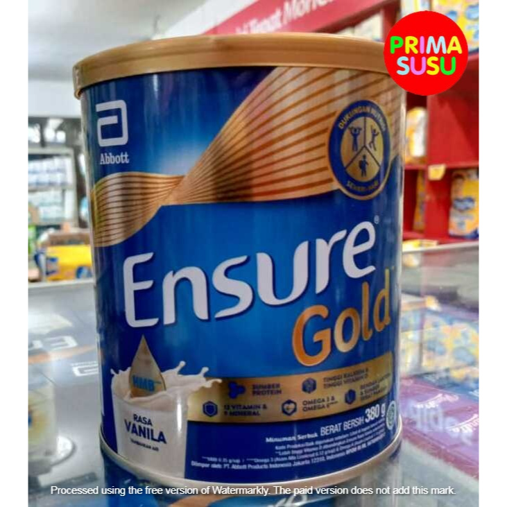 

Ensure Gold 380 Gr, Cokelat, Vanila