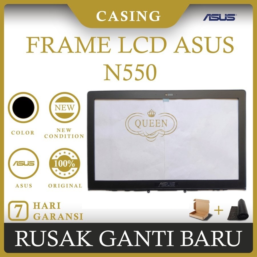 LCD FRONT BEZEL LAPTOP ASUS N550 N550JV ORIGINAL
