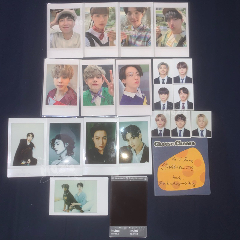 BTS poca photocard pc photo id OT7