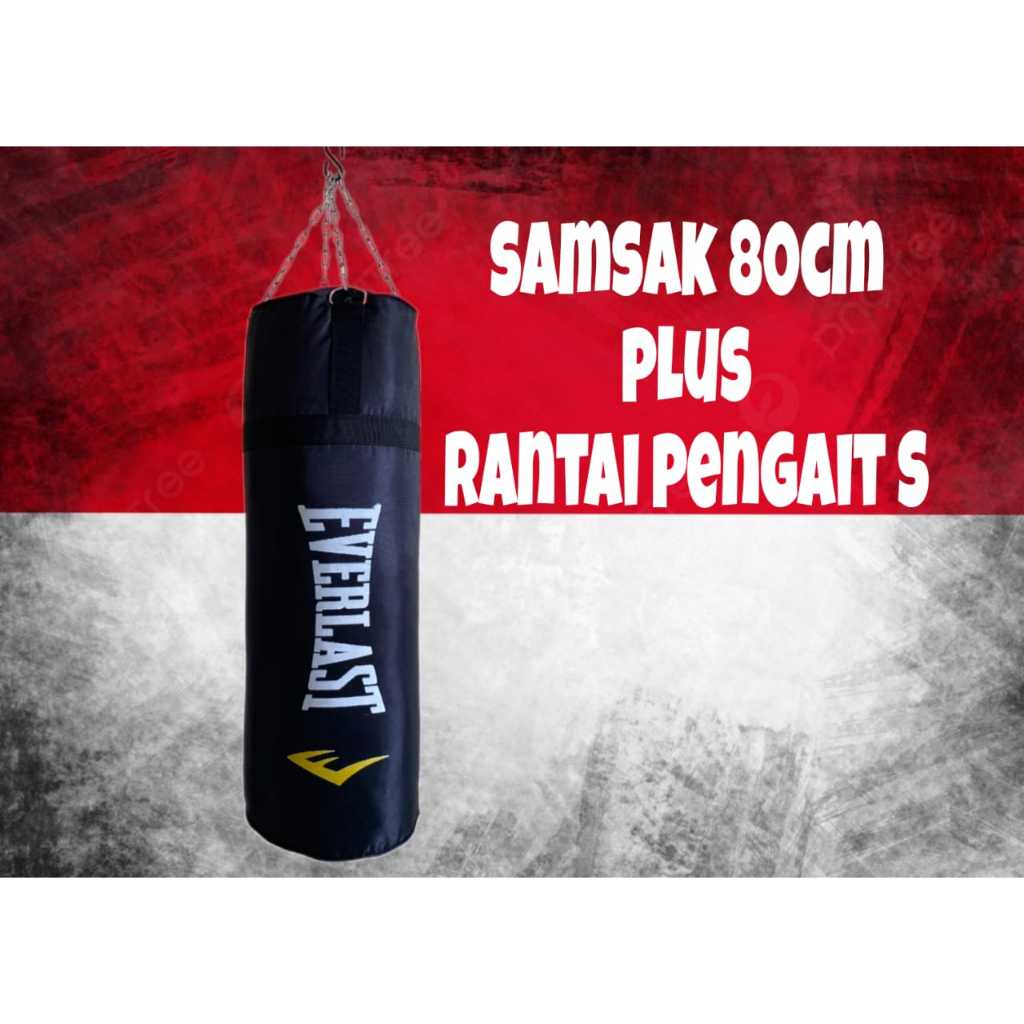 Samsak Tinju 80cm - Samsak Muaythai Boxing MMA - Samsak Murah Berkualitas - Sansak Tinju Murah Berku