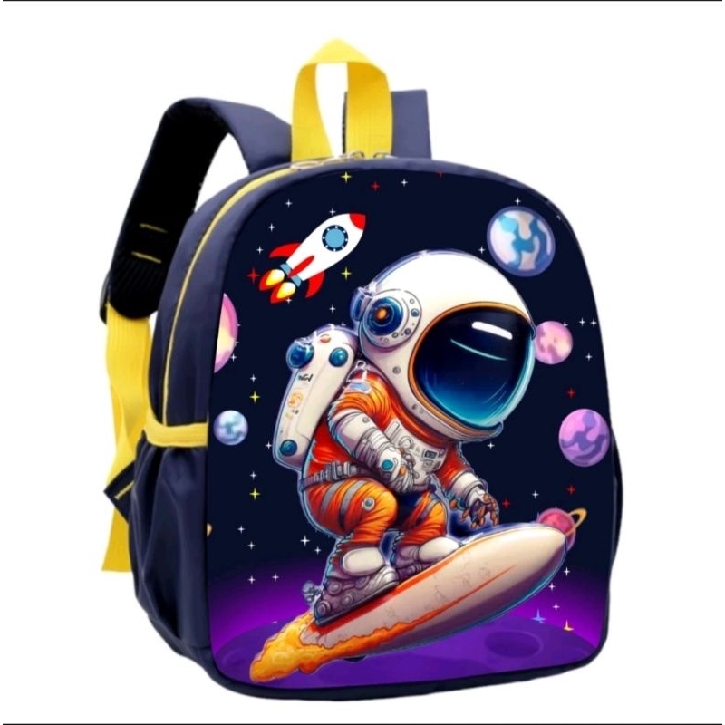 tas ransel anak astronot baru untuk anak paud.