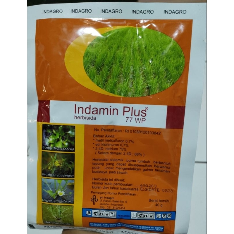 Herbisida INDAMIN PLUS 40Gr. ally plus terbaru