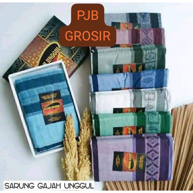 Sarung Gajah Unggul 1 kodi (20pcs) pakai Dus