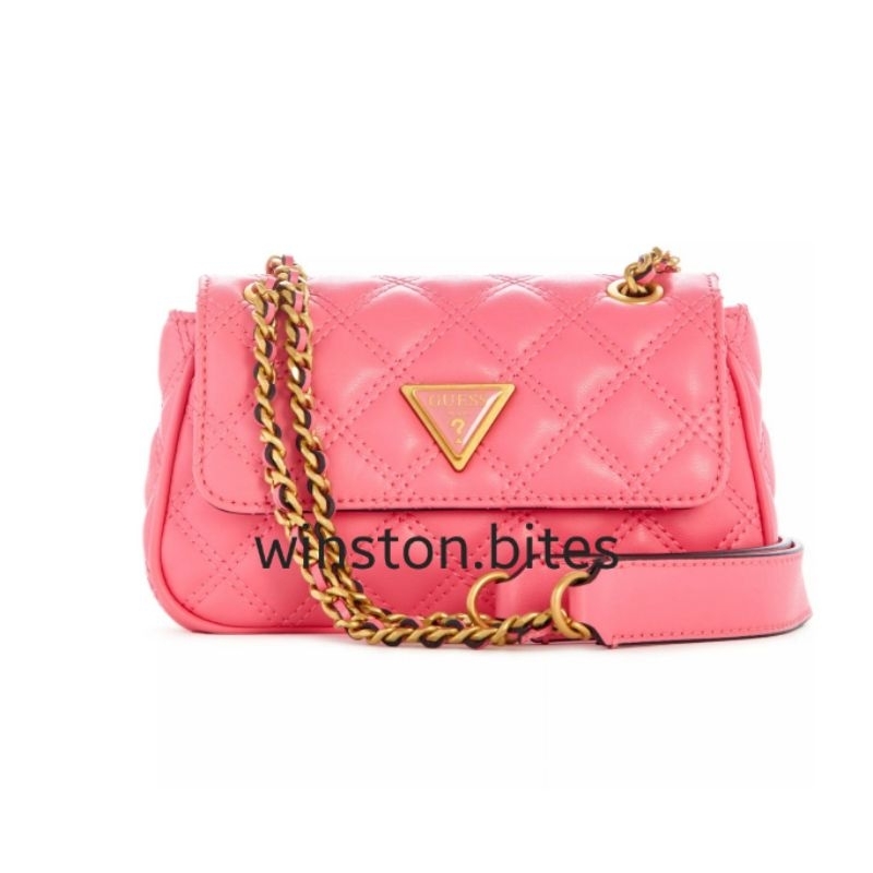 GUESS GIULLY MINI SHOULDER CROSSBODY FLAP BAG
