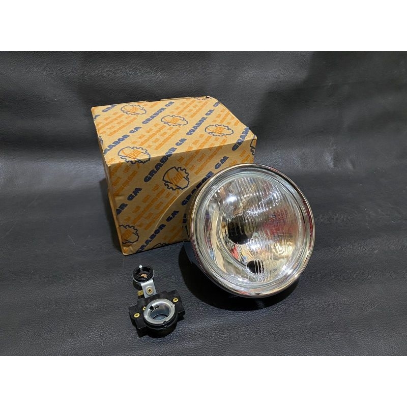 Headlamp reflektor lampu depan set ring fiting lampu vespa sprint bagol veloce rally siem original s