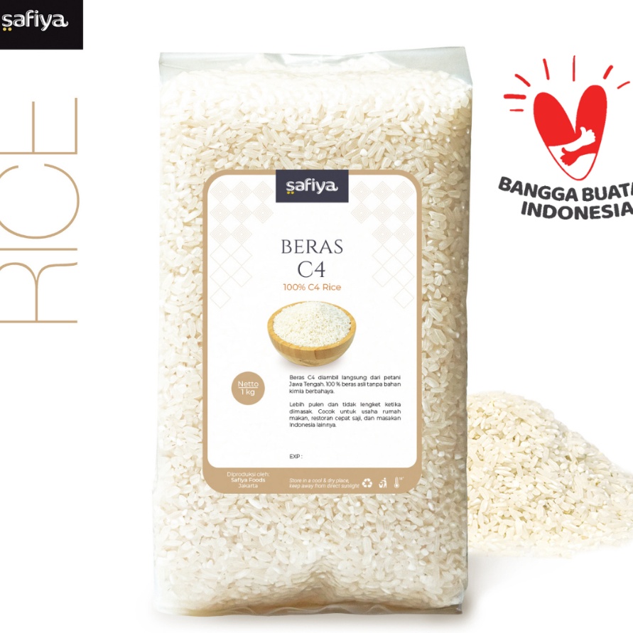

GMHD197 99 BRANDS FESTIVAL Beras Organik C4 1 Kg Super Pulen Authentic Safiya Food