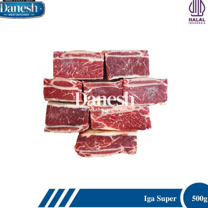 

NQSR1697 COD Daging Iga Sapi Super Tebal Shortribs Frozen Food Makanan Beku Lainnya By Daneshmeatbutchery