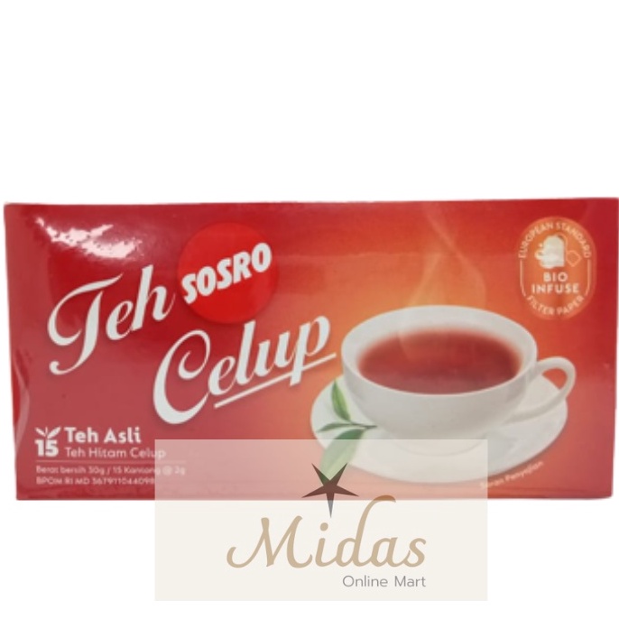 

Best Teh Sosro Celup Black Tea 15 QCC